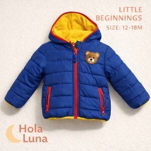 🐻 LITTLE BEGINNINGS PUFFER COAT